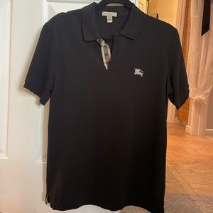 Burberry Brit Black Polo Size Medium